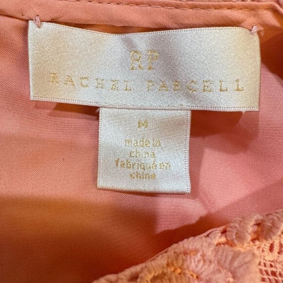 Rachel Parcell Pink Bride Lace Crochet Dress Womens M Coquette Legally Blonde‎ - Picture 12 of 15